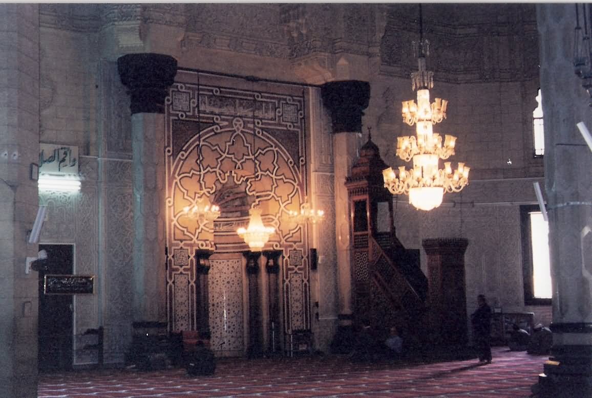Interior View Of The El-Mursi Abul Abbas Mosque