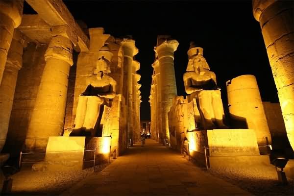 Luxor Temple Night Picture