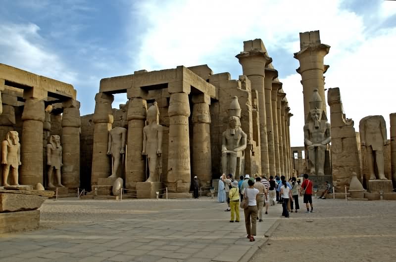 Luxor Temple Open Courtyard Picture