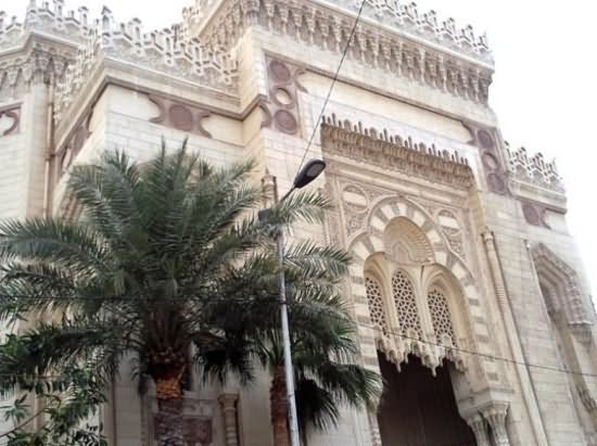 Main Entrance Of El-Mursi Abul Abbas Mosque Side View