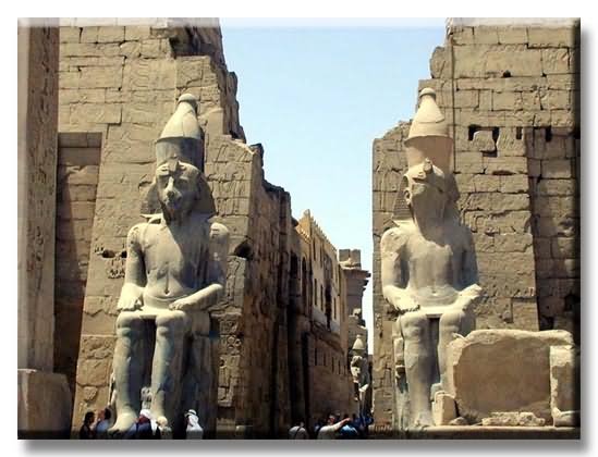 Main Entrance Of The Luxor Temple