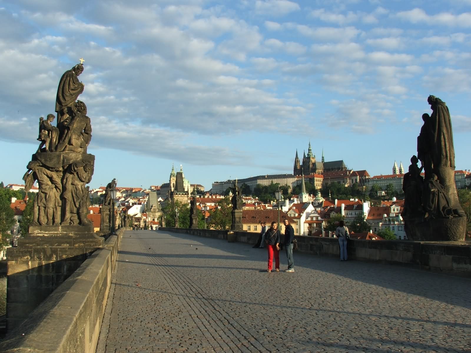 Morning View Of The Charles Bridge