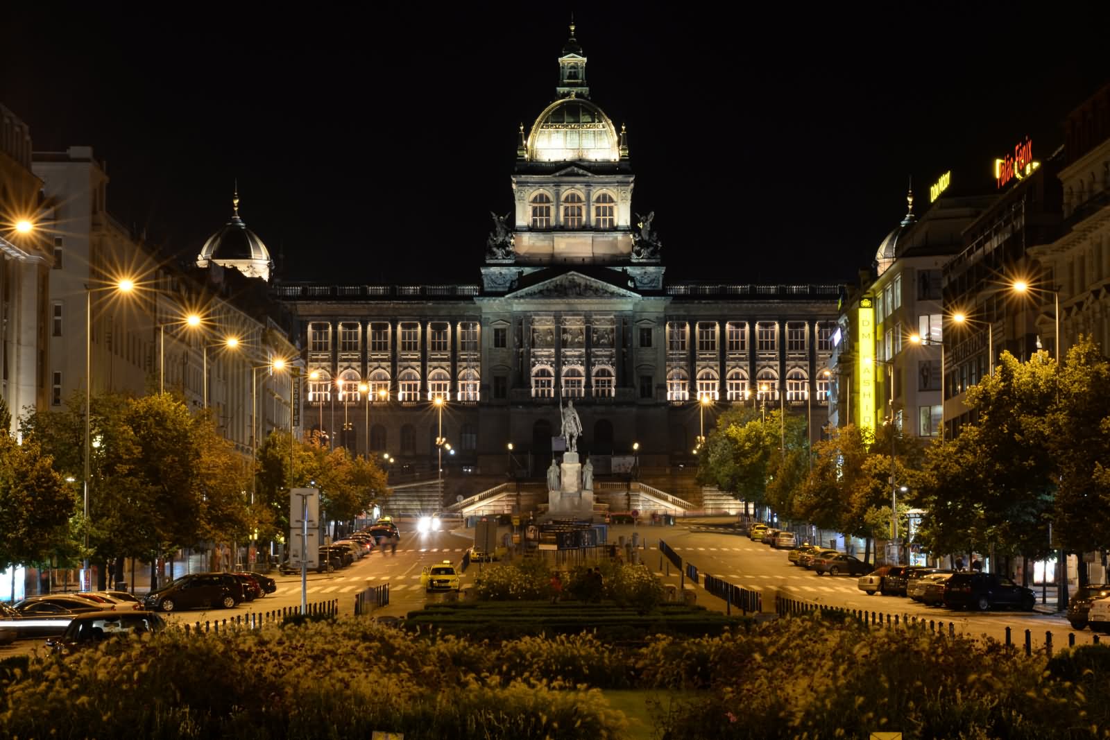 National Museum At Wenceslas Square, Prague Night View