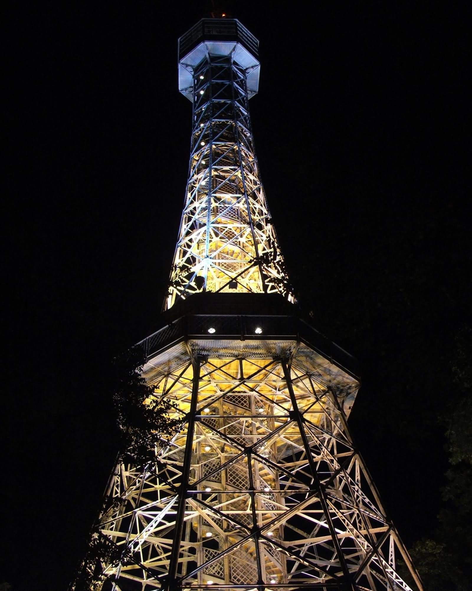 Night View Of Petrin Tower