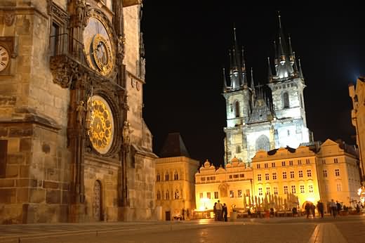 Night View Of The Old Town Square, Prague