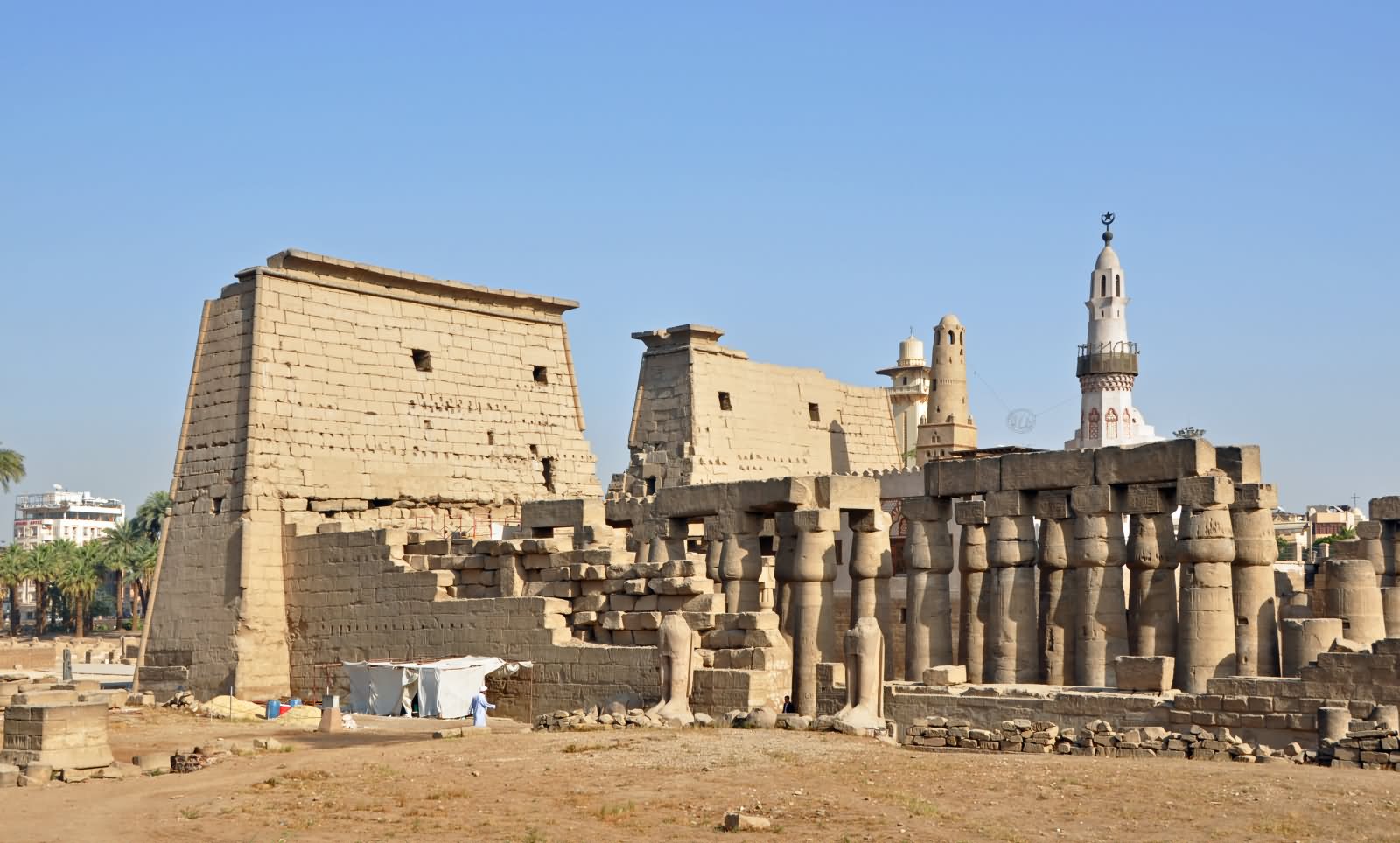 Northwestern Part Of The Luxor Temple