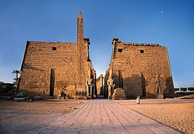 Obelisk At The Entrance Of The Luxor Temple