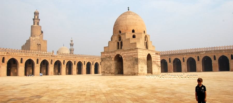 Panorama View Of The Mosque Of Ibn Tulun, Cairo