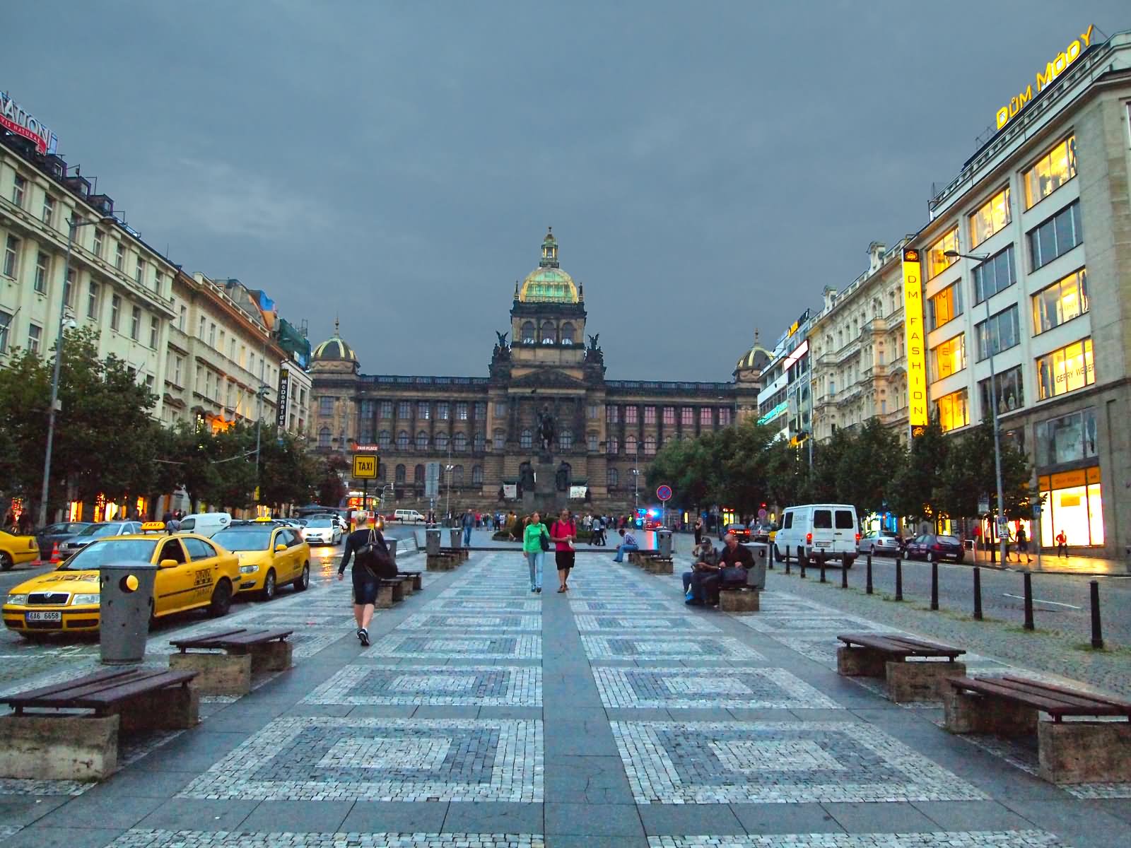Picture Of Wenceslas Square, Prague
