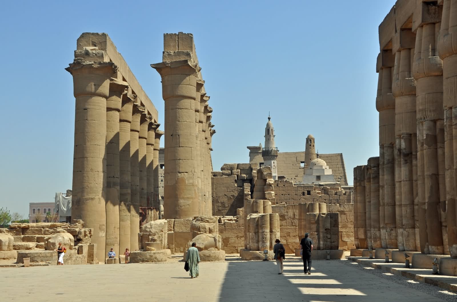 Pillars At The Luxor Temple, Egypt