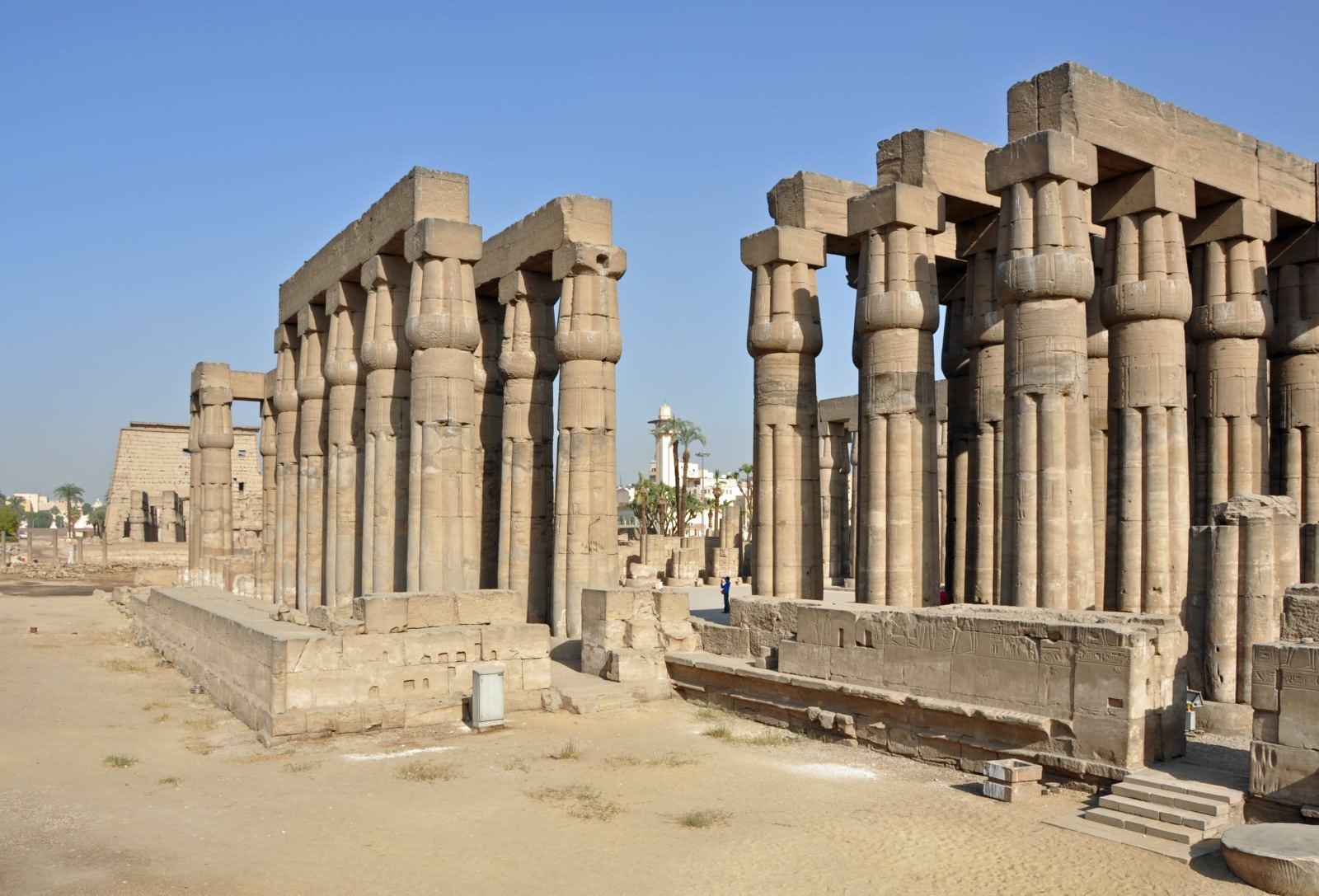 Pillars Of Luxor Temple, Egypt