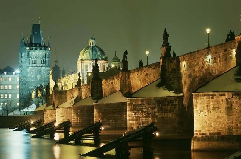 Prague Castle And Charles Bridge Picture