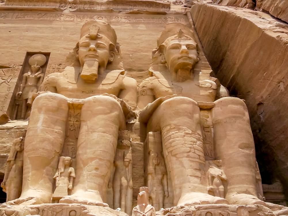 Ramesses II Statues At Abu Simbel, Egypt