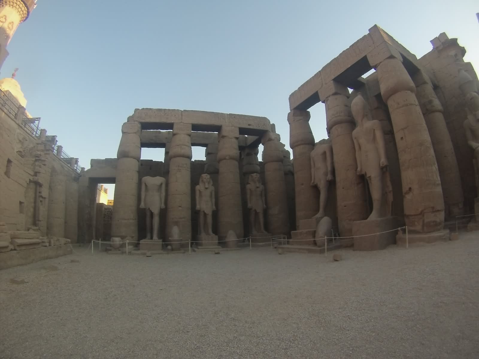 Ramses II Inside The Luxor Temple Courtyard