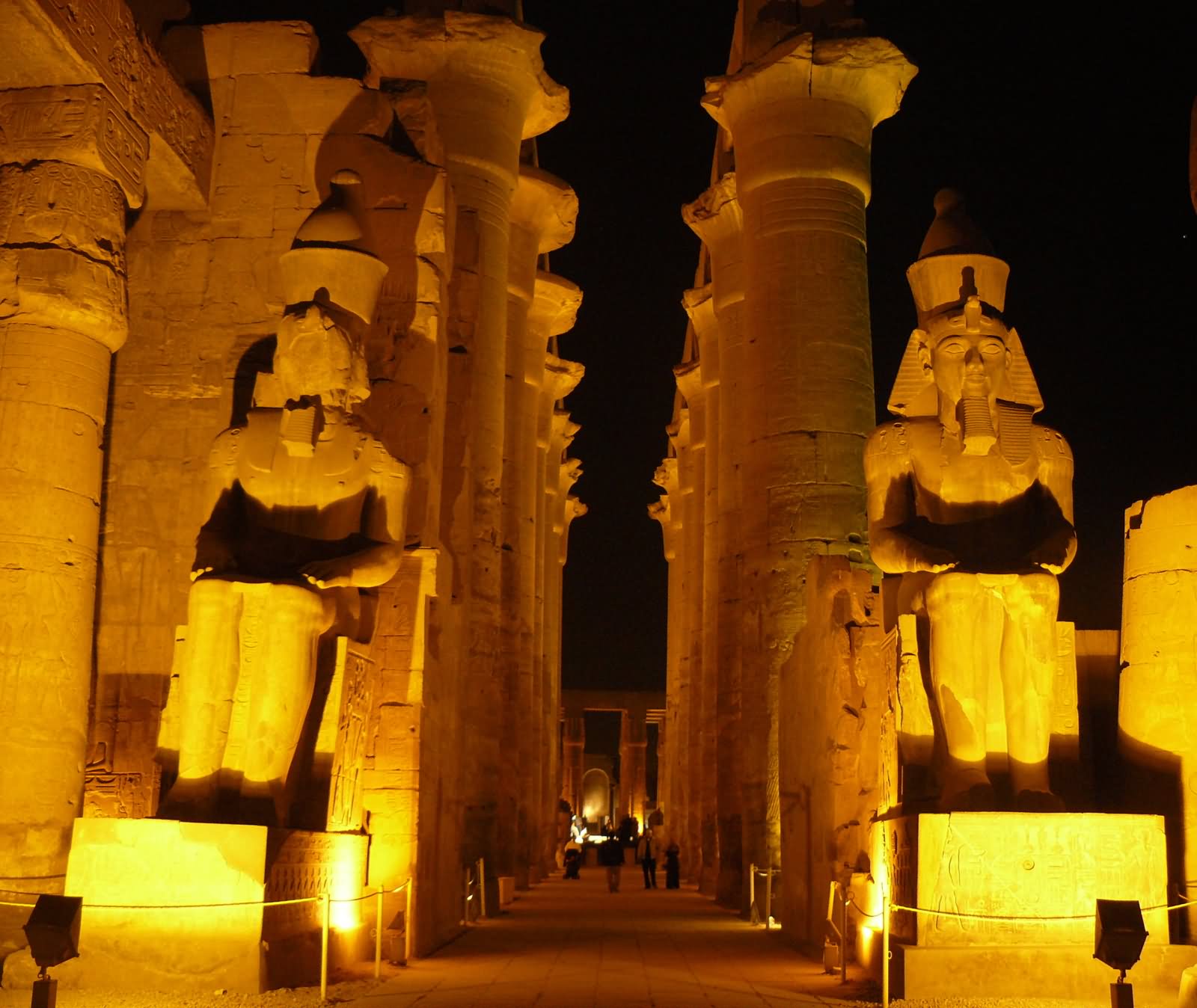 Ramses Statues At The Luxor Temple, Egypt