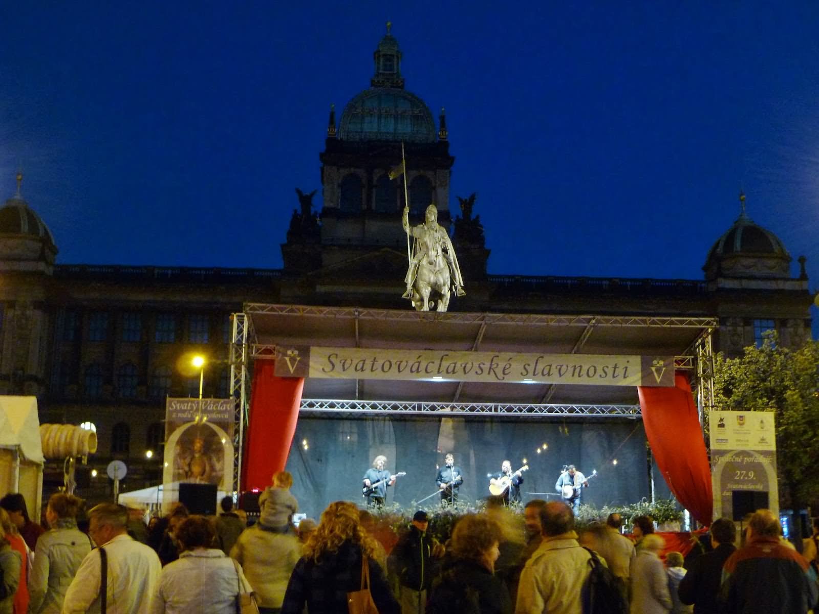 Saint Wenceslas Day Celebration At Wenceslas Square