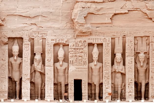 Sculptures At The Abu Simbel, Egypt