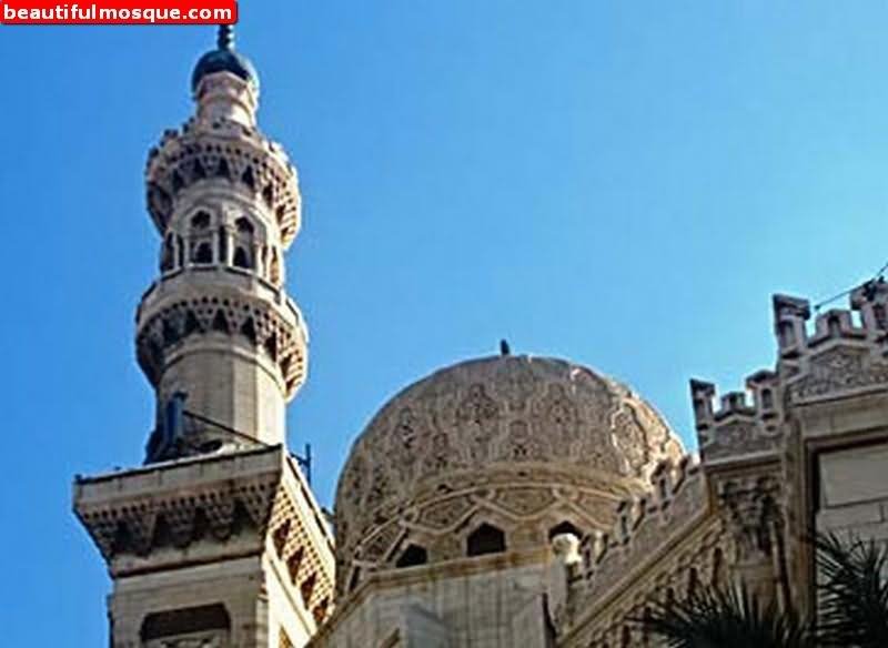 Side Dome And Minaret Of El-Mursi Abul Abbas Mosque