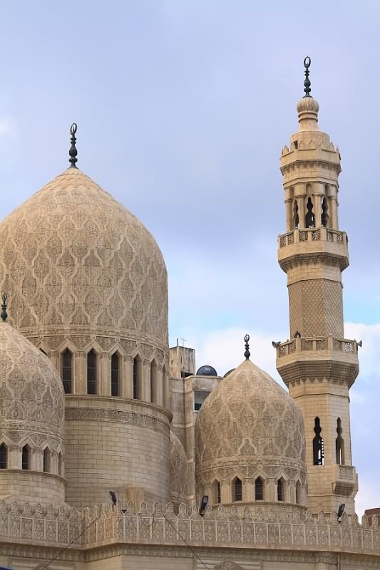 Side View Of Domes And Minaret Of El-Mursi Abul Abbas Mosque