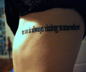 Simple Military Quotes Tattoo On Side Rib