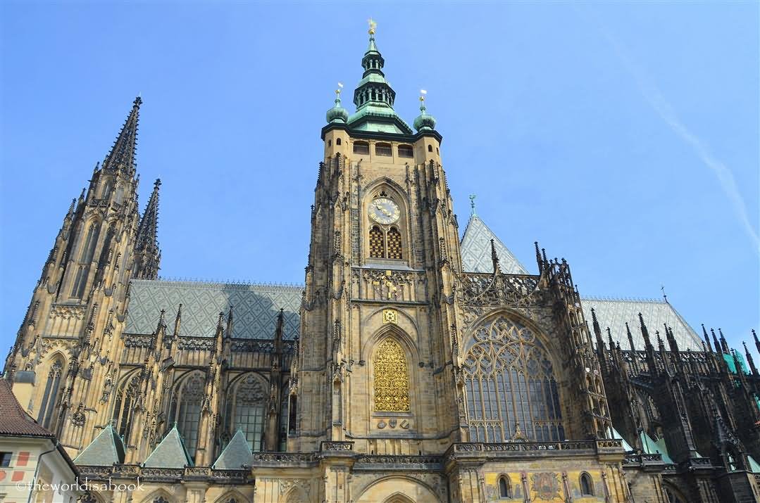 St. Vitus Cathedral Clock Tower Picture