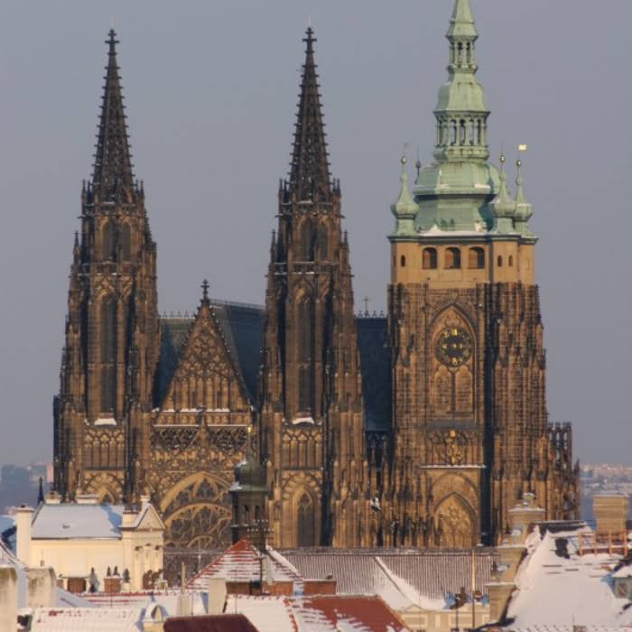 St. Vitus Cathedral In Prague Castle