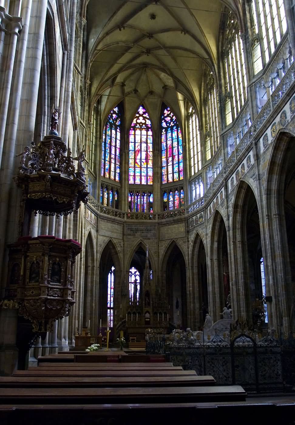 St. Vitus Cathedral Interior View Image