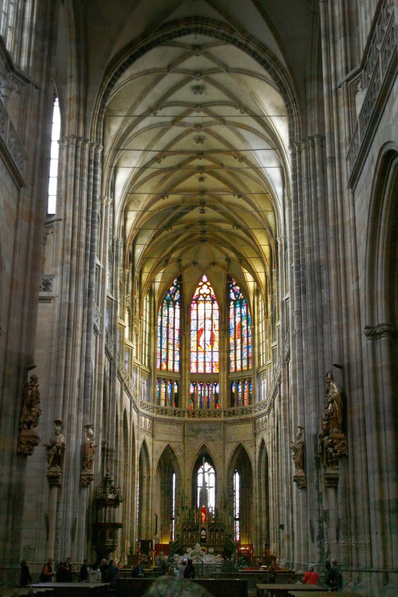 St. Vitus Cathedral Interior View Picture