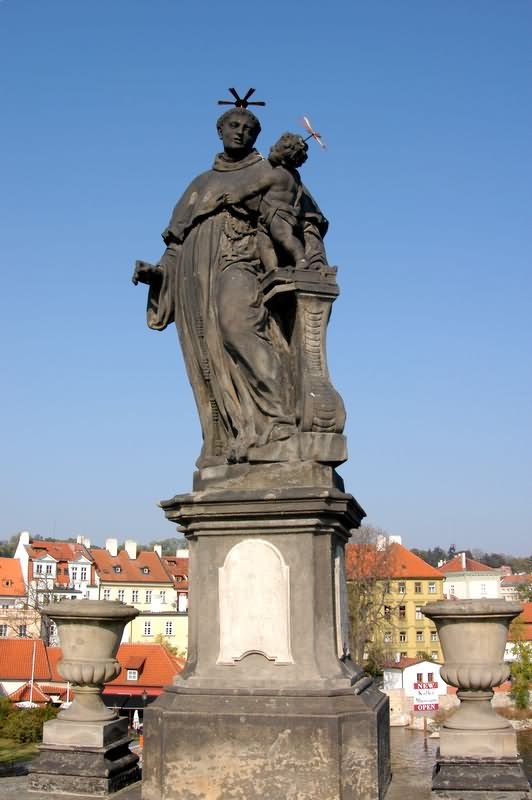 Statue Of St. Anthony Of Padua At Charles Bridge
