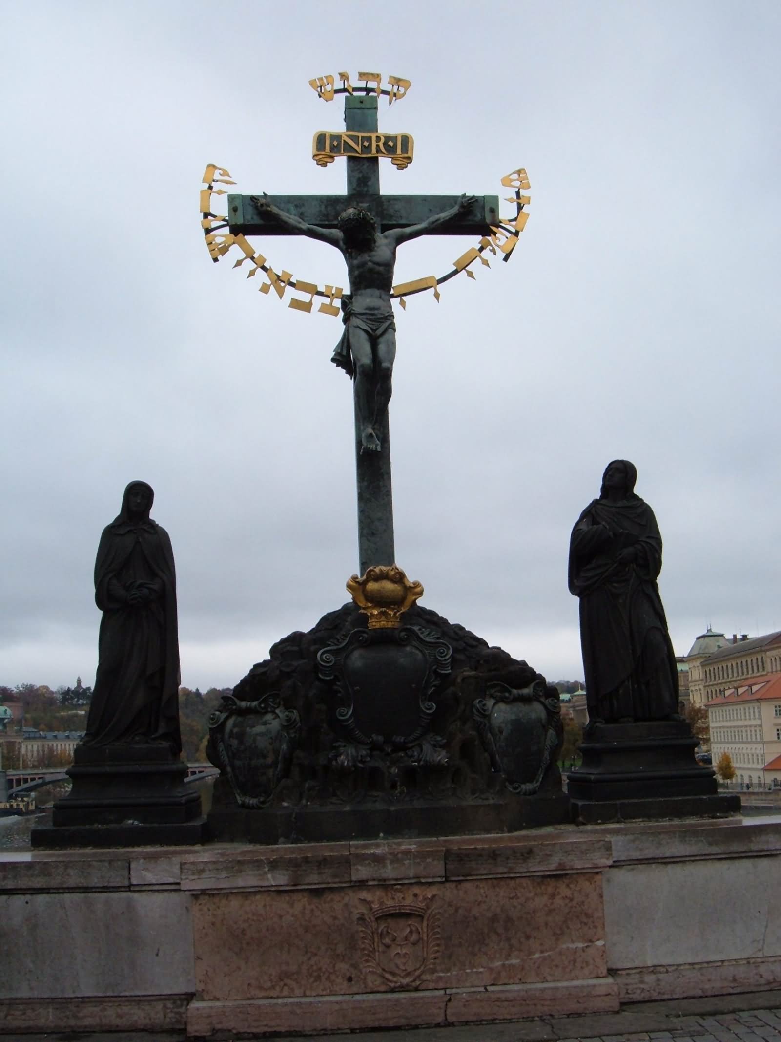 Statue Of The Crucifix And Calvary, Charles Bridge