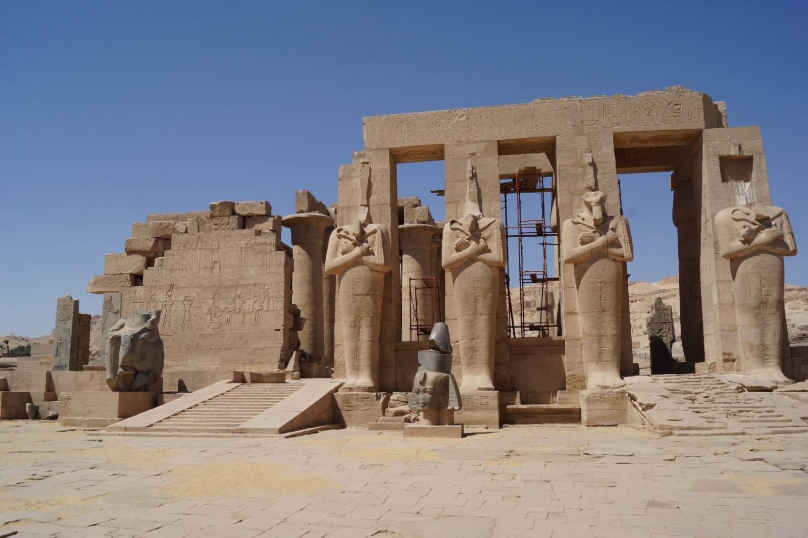 Statues At The Luxor Temple