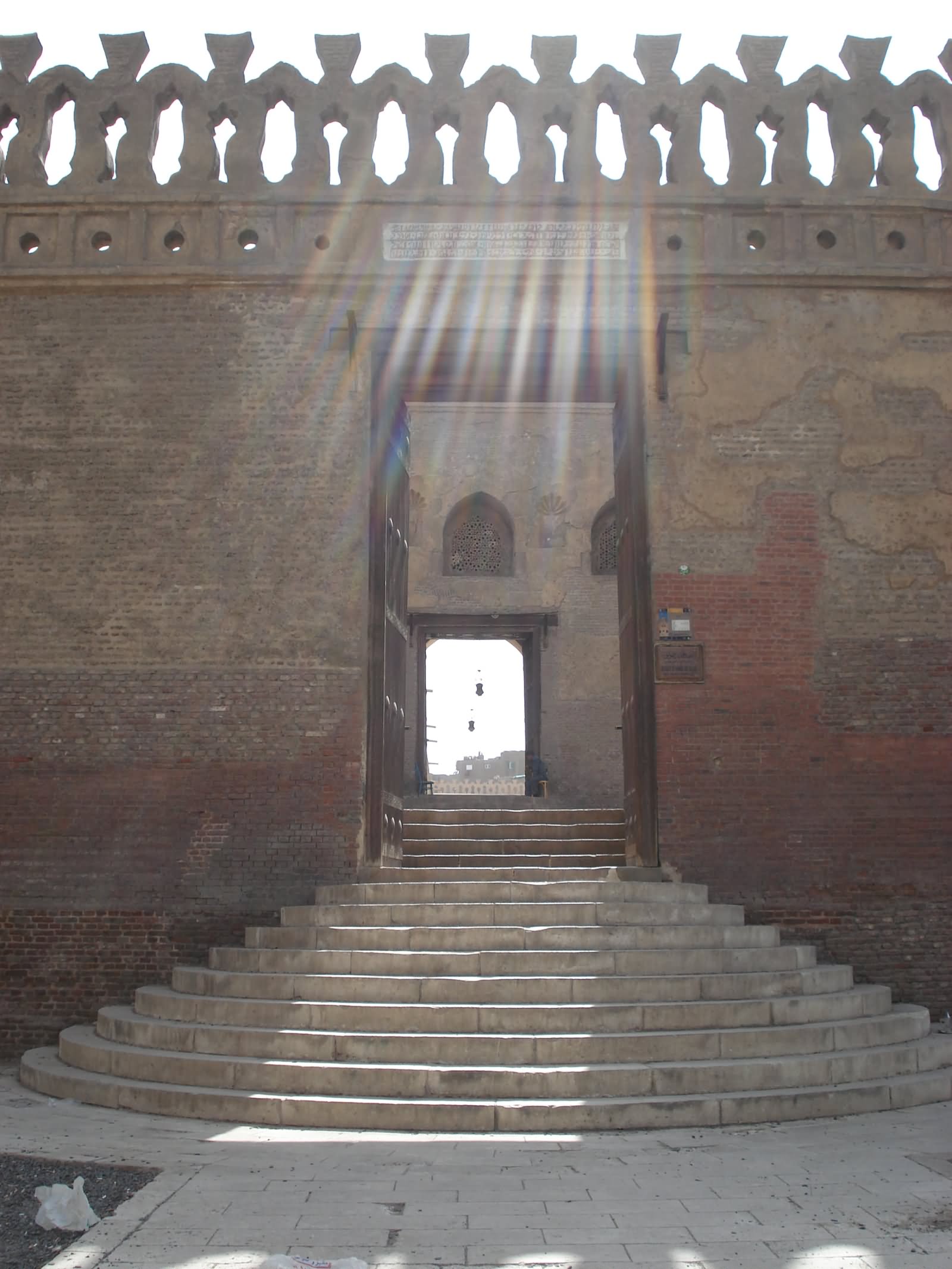 Sunlight Enters Inside The Ibn Tulun Mosque