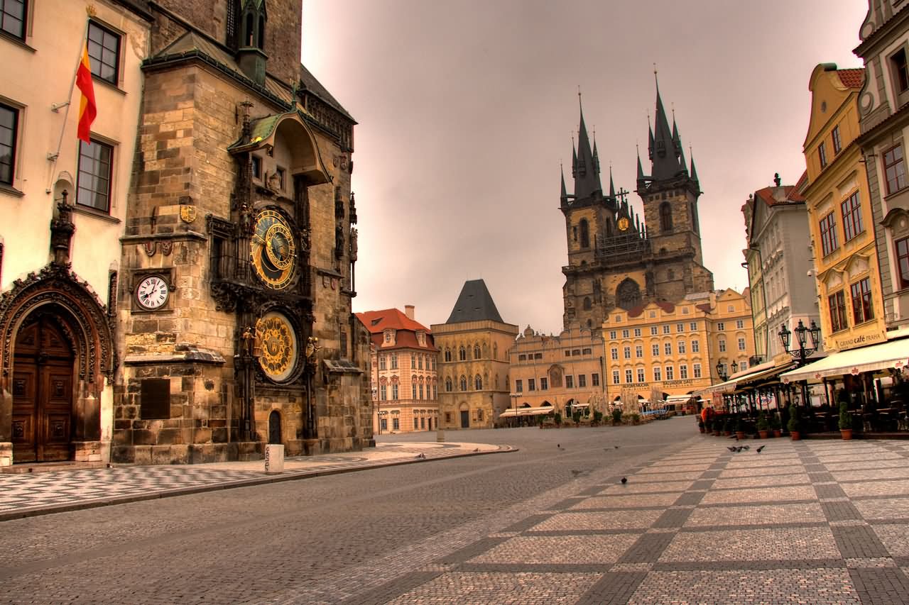 Sunset View Of The Old Town Square, Prague