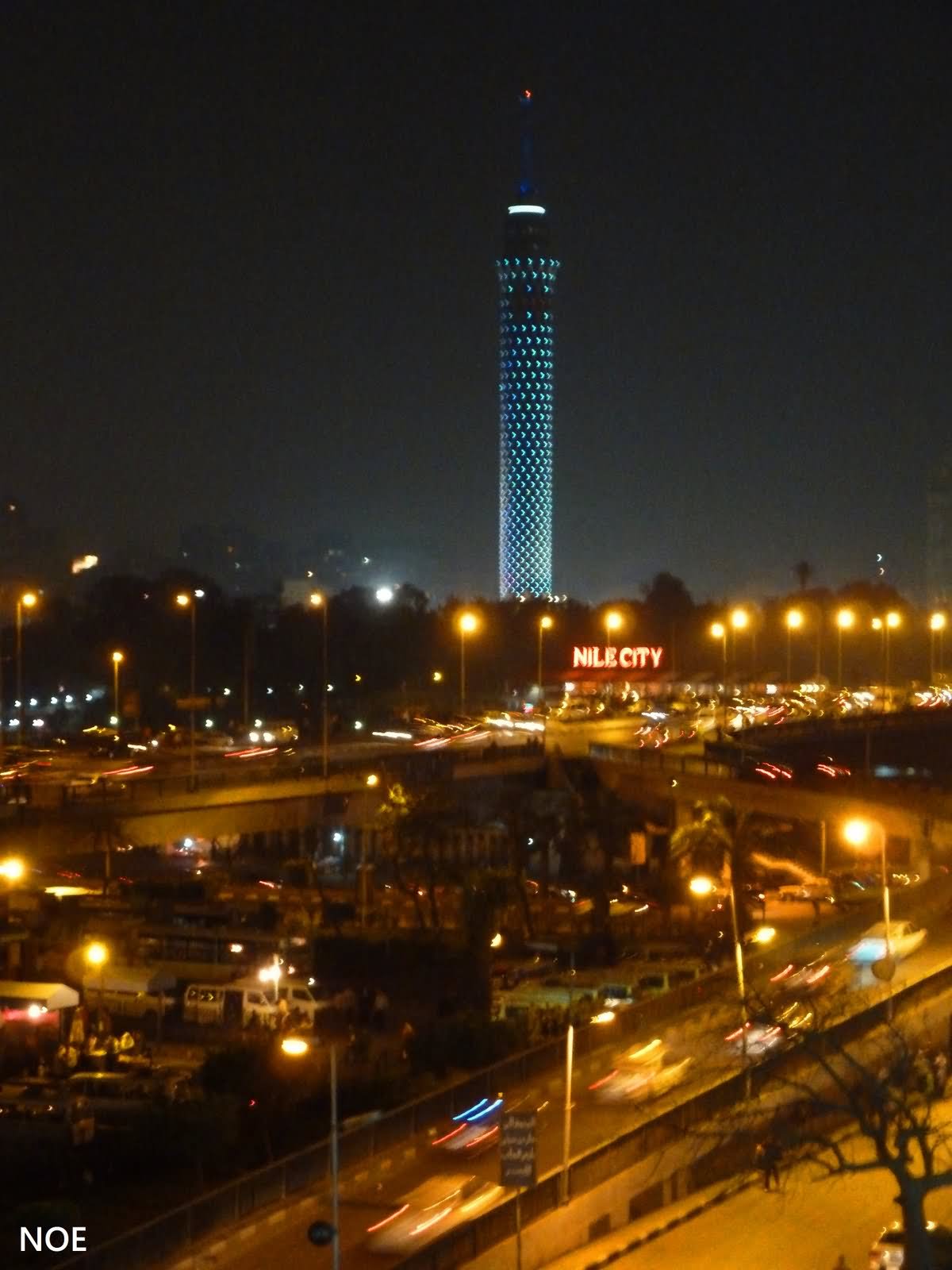 The Cairo Tower Night Picture