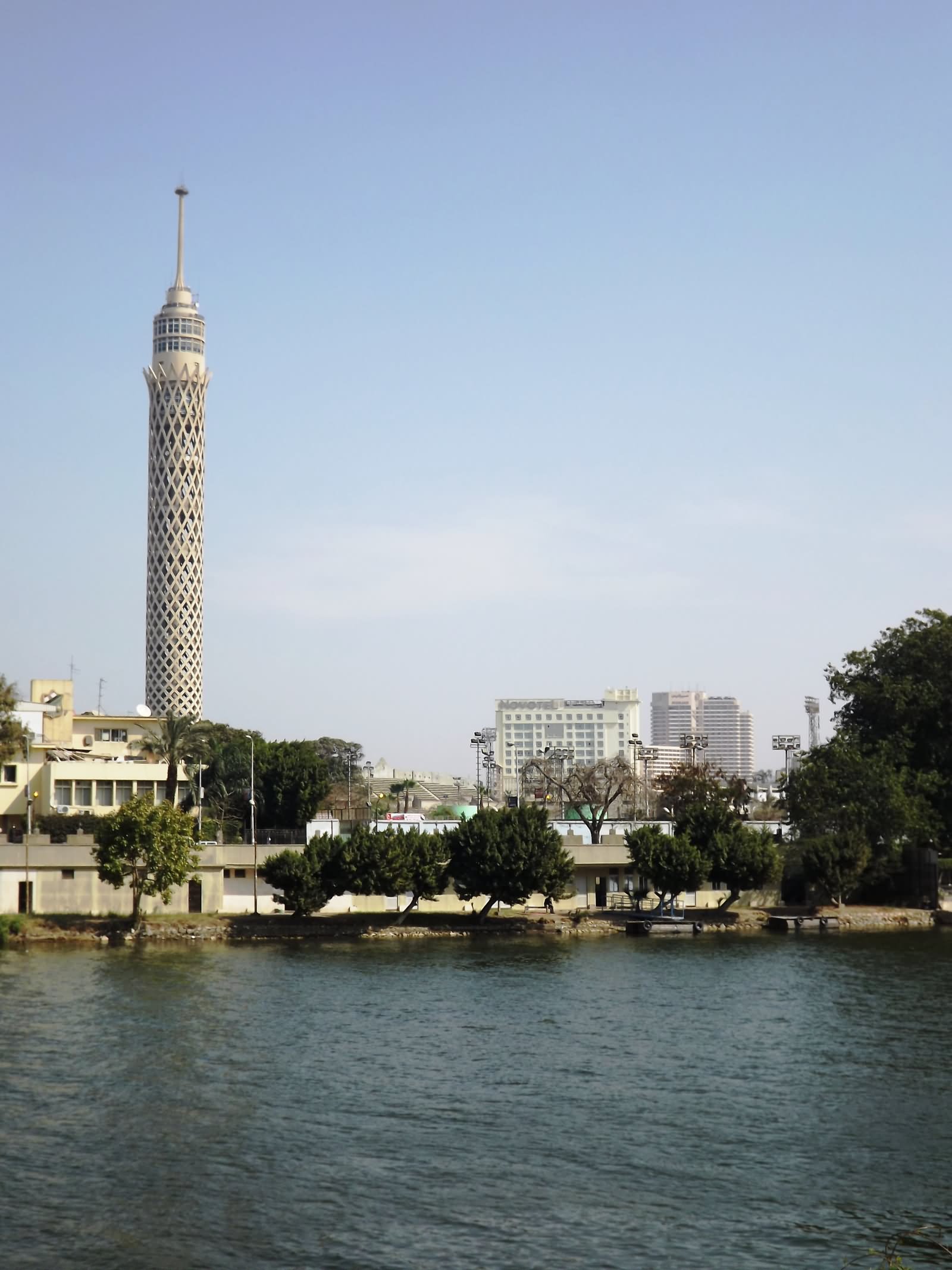 The Cairo Tower View Across The River