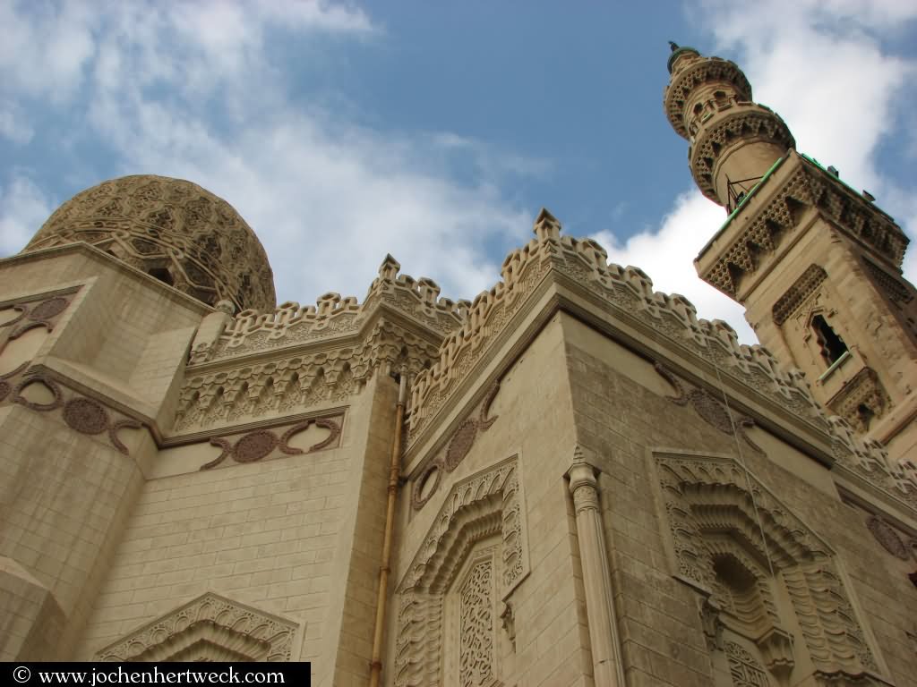 The El-Mursi Abul Abbas Mosque From Below
