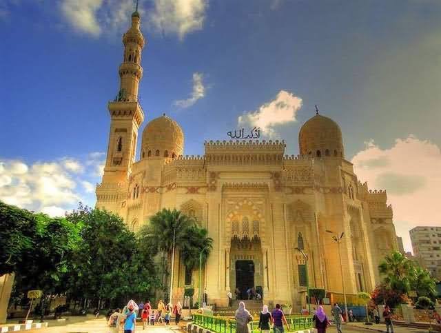 The Front View Of El-Mursi Abul Abbas Mosque