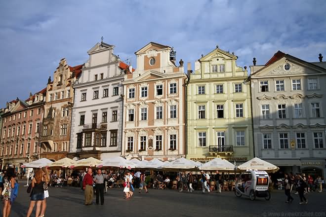 The South Side View Of The Old Town Square