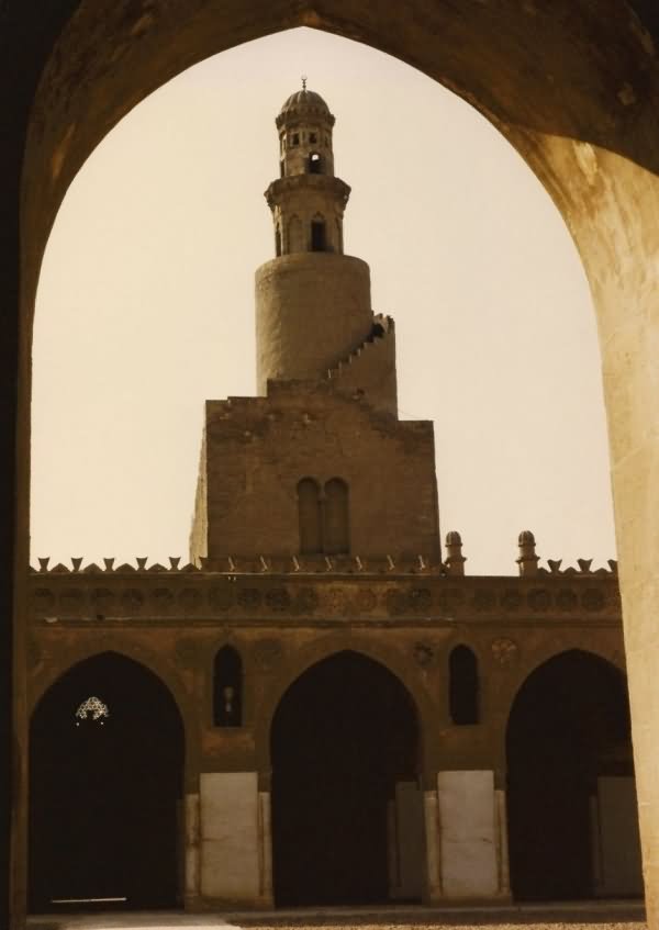 The Spiral Minaret Of The Mosque Of Ibn Tulun