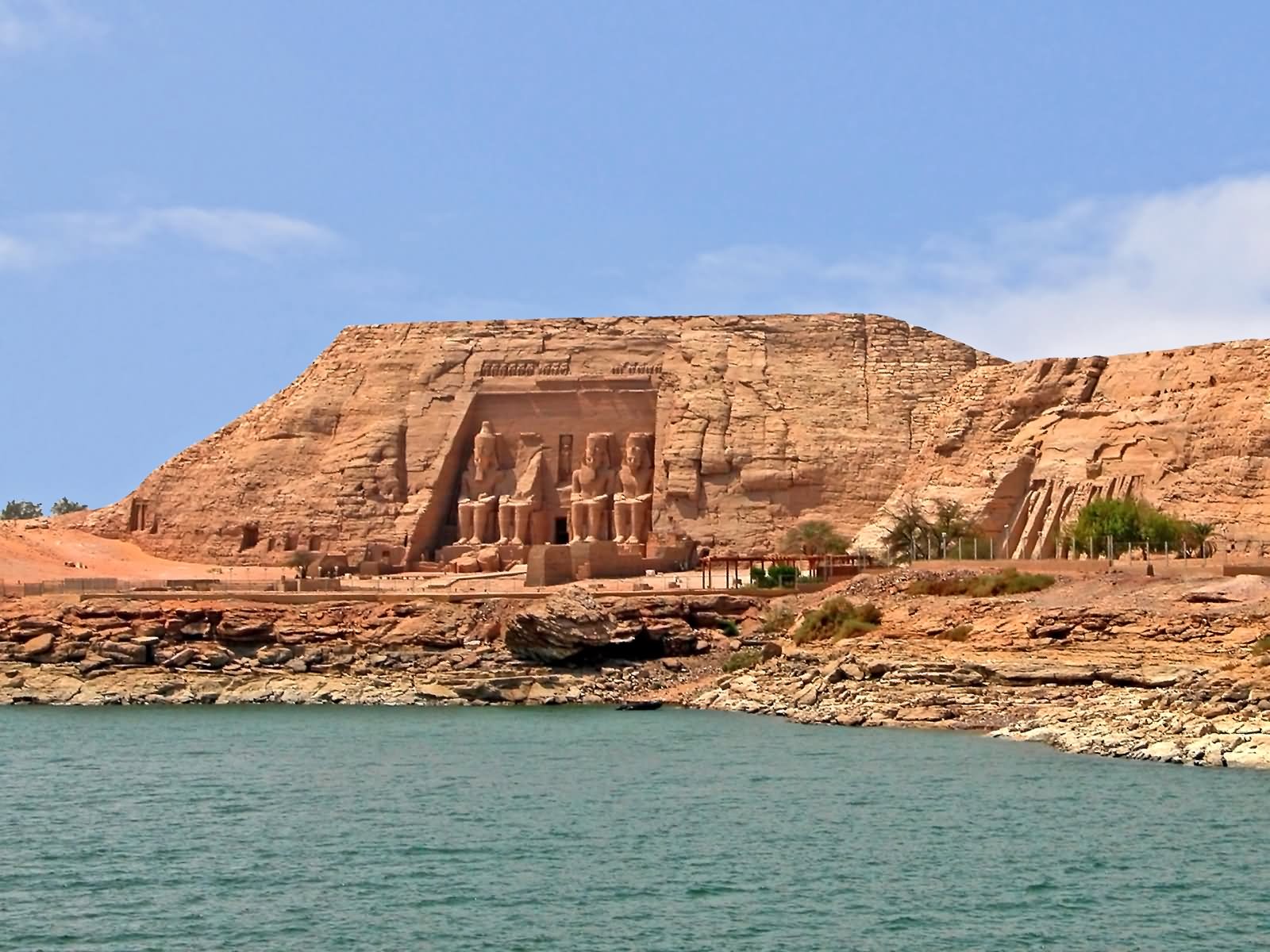 The View Of Abu Simbel Across The River