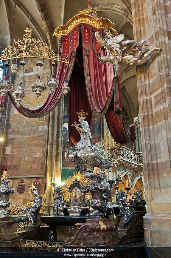 Tomb Of St John Nepomuk Inside St. Vitus Cathedral, Prague