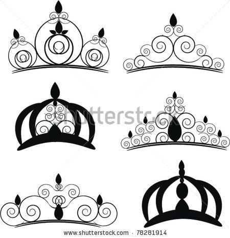 Unique Black King Crown Tattoo Designs