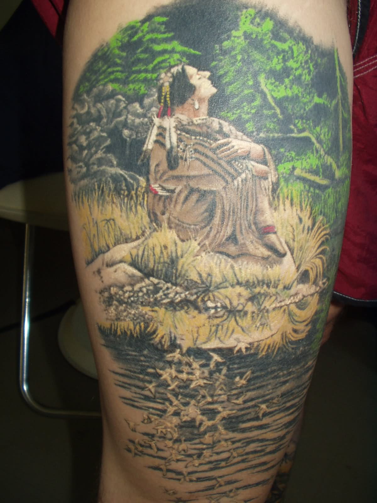 20+ Nice Forest Scenery Tattoos
