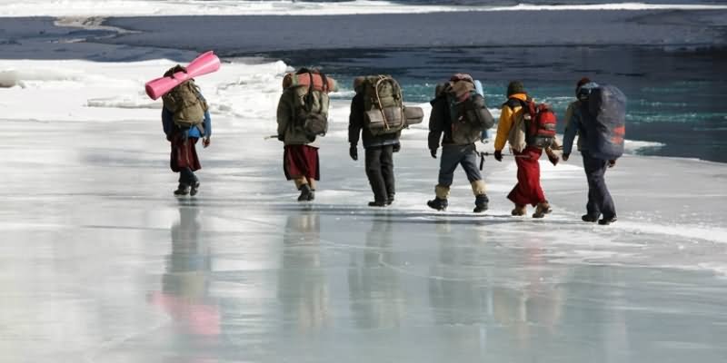 A Thrilling Trek Through The Frozen Zanskar River