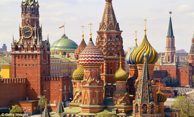 Adorable Picture Of The Kremlin, Moscow