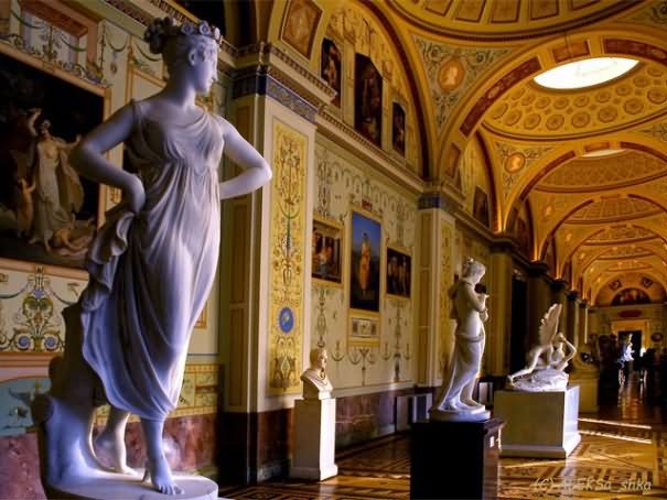 Adorable Statues Inside The Hermitage Museum