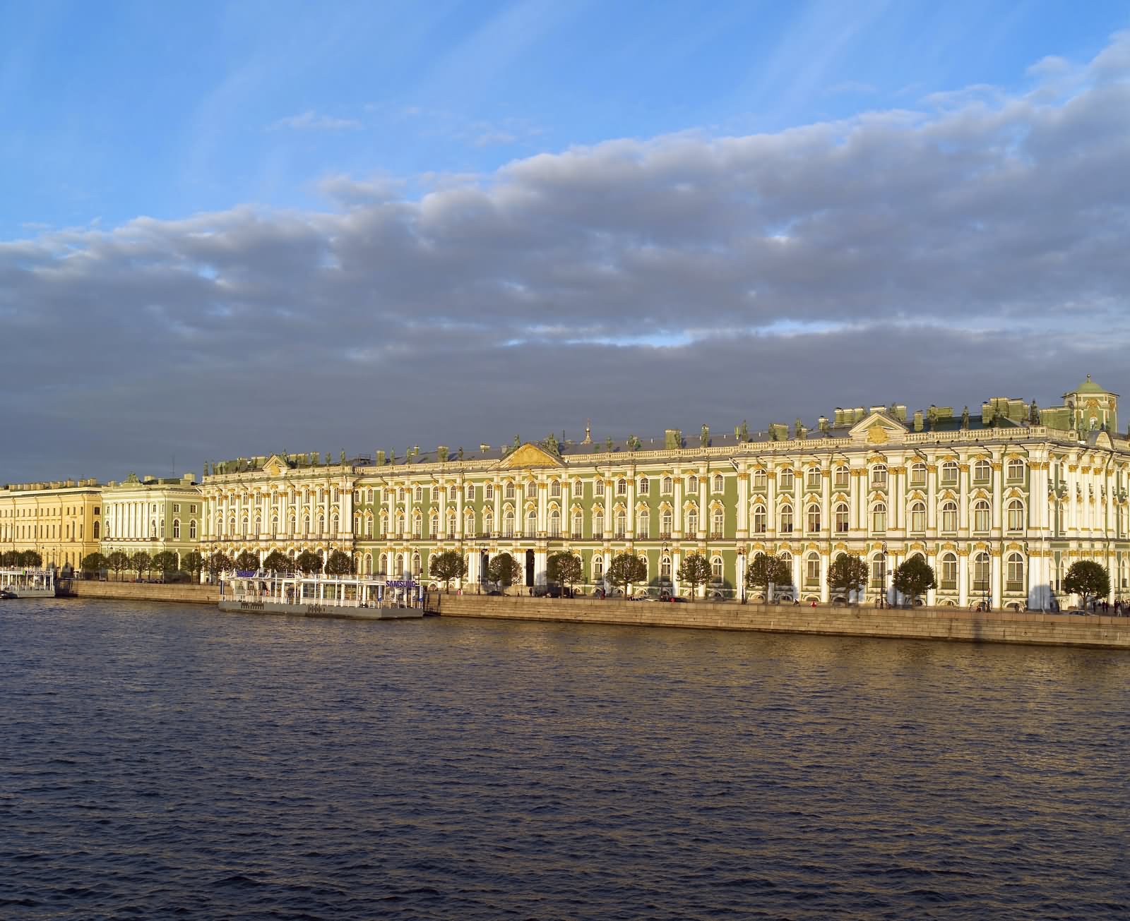 Adorable View Of The Hermitage Museum In St. Petersburg, Russia
