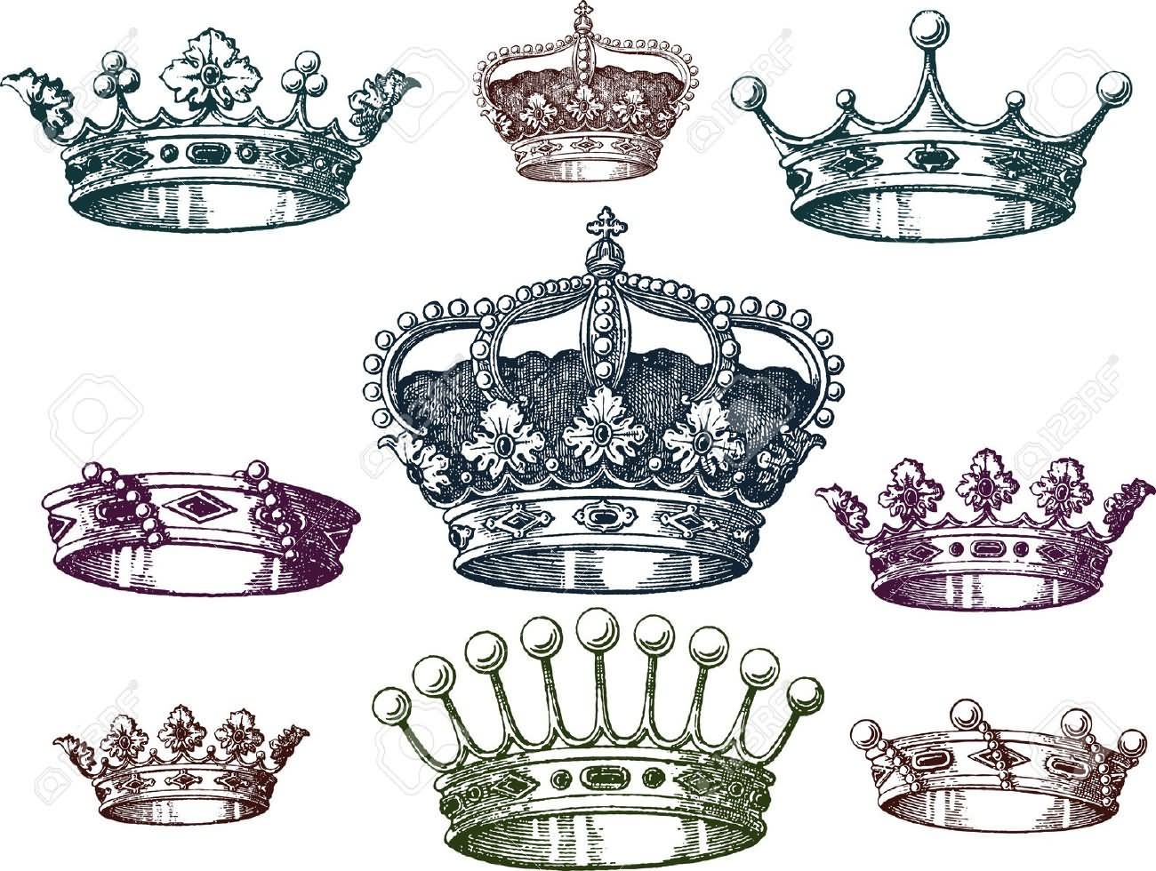 16+ Queen Crown Tattoo Designs