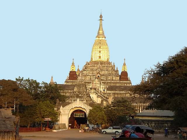 Ananda Temple Bagan In Myanmar