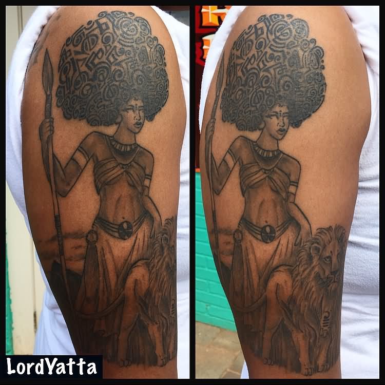 15+ African Queen Tattoo Designs And Pictures